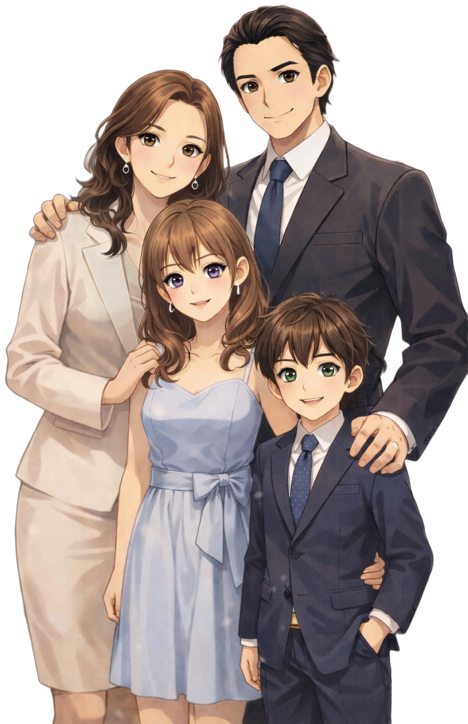 La famiglia di Narae e Jaeha